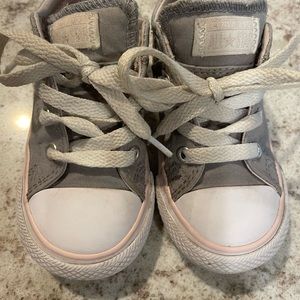 Converse gray shoes size 7